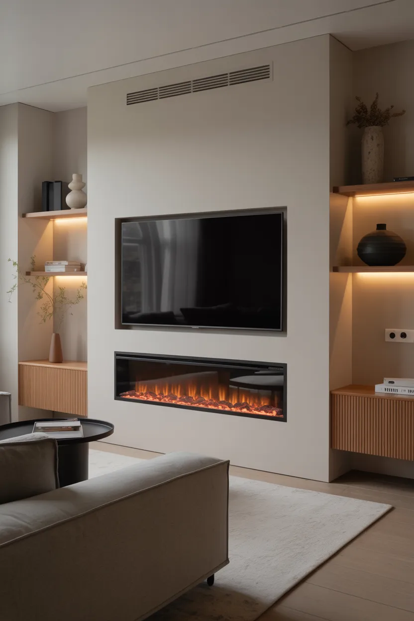 Modern Fireplace Ideas With TV